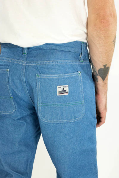 Left Field NYC 70’s Rodeo Work Uniform Blue Denim (Excluded from all discount codes)