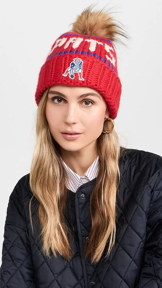 Lele Sadoughi   Retro Pats Beanie 