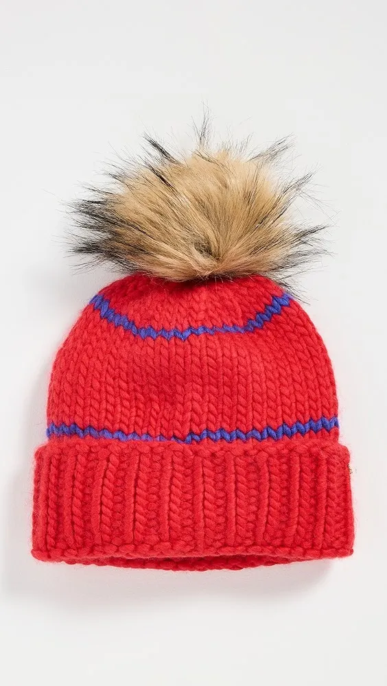 Lele Sadoughi   Retro Pats Beanie 