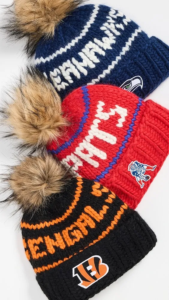 Lele Sadoughi   Retro Pats Beanie 