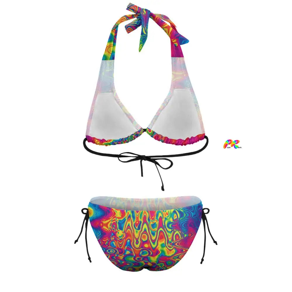 Liquid Splatter Plus Size Bikini