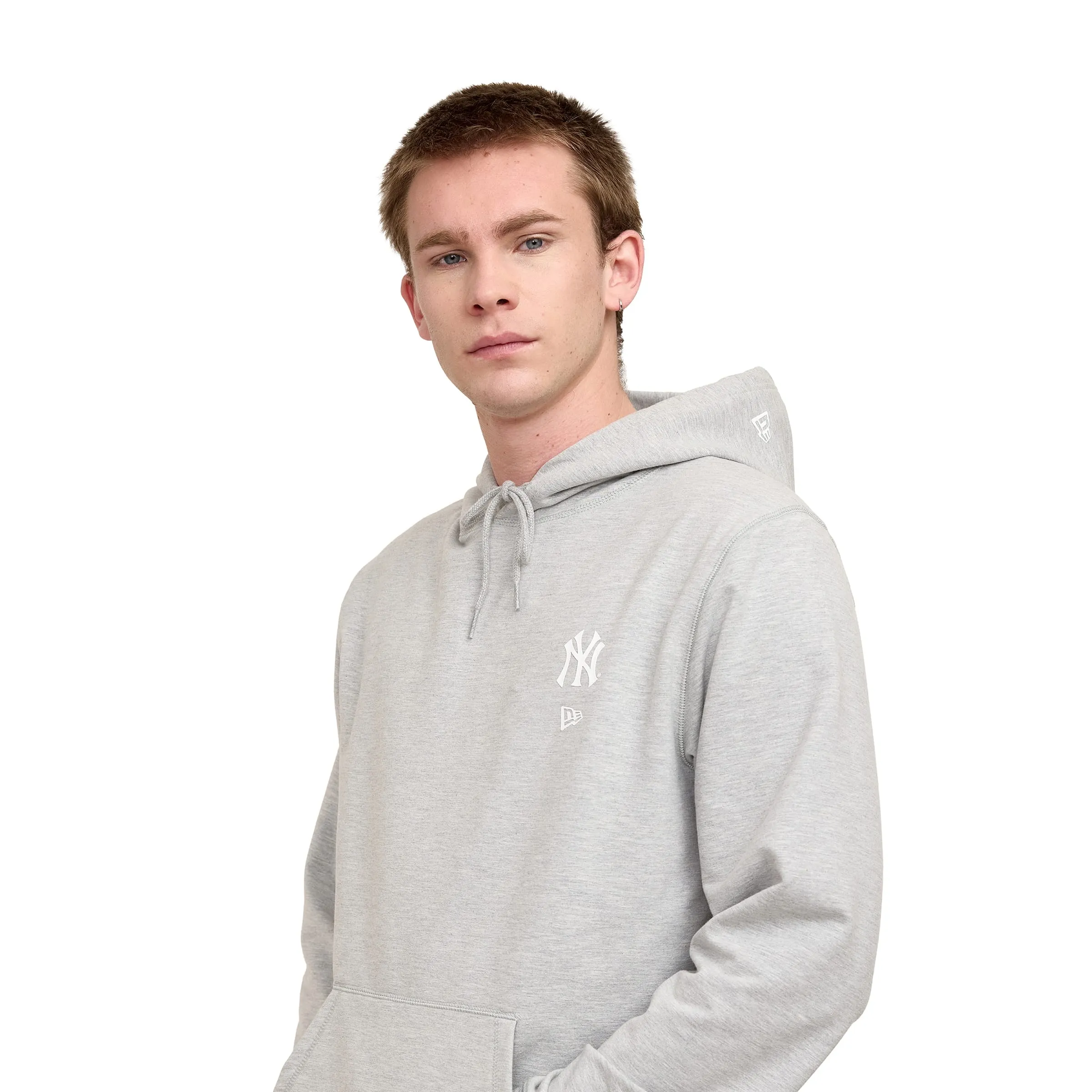 Los Angeles Dodgers Logo Essentials Tonal Gray Hoodie