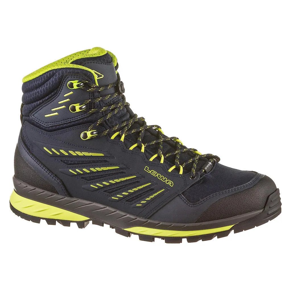 Lowa Mens Boots Trek Evo GTX Mid Outdoor Lace Up Ankle Textile Synthetic - UK 10