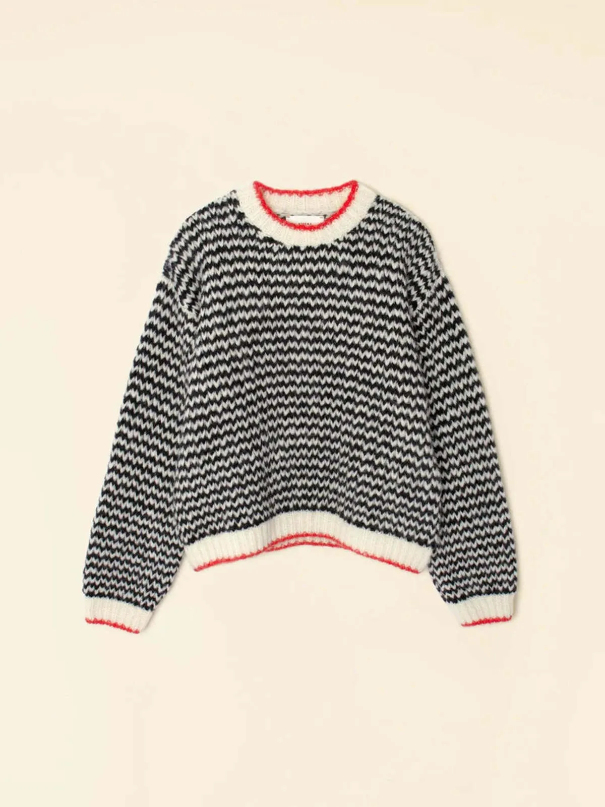 Mabel Sweater - Black Creme