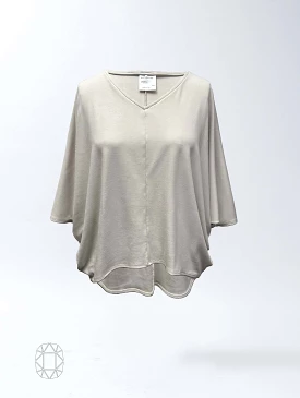 Megumi Top - Antique White Soft Ponte