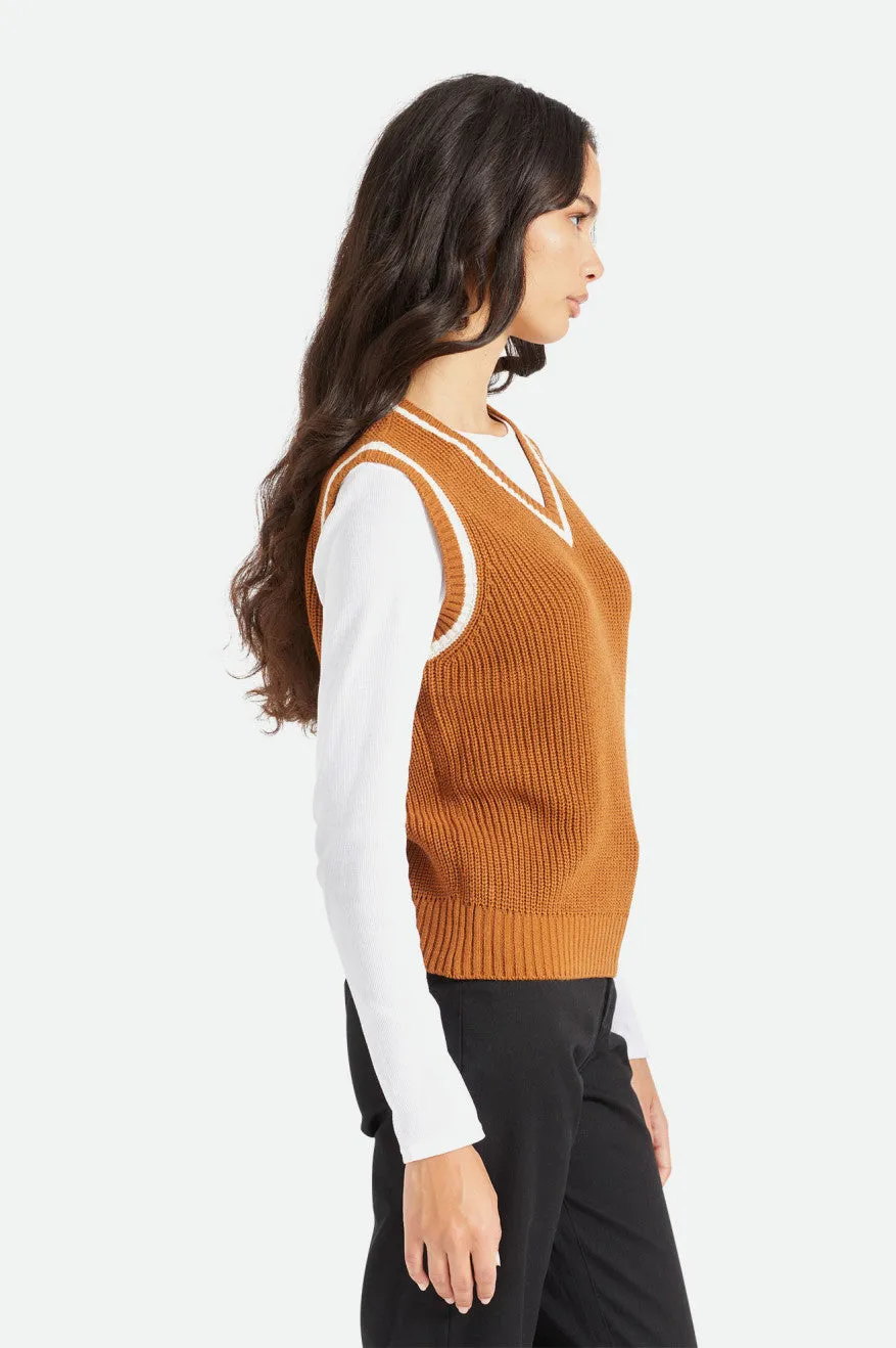 Melody Sweater Vest - Glazed Ginger