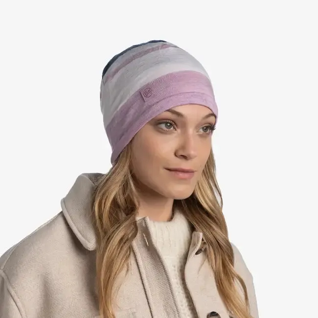 Merino Move Beanie - Pansy