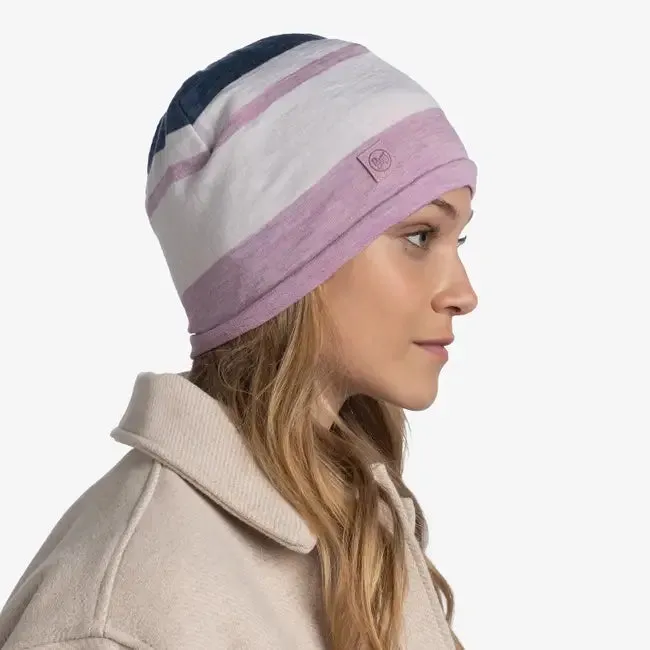 Merino Move Beanie - Pansy