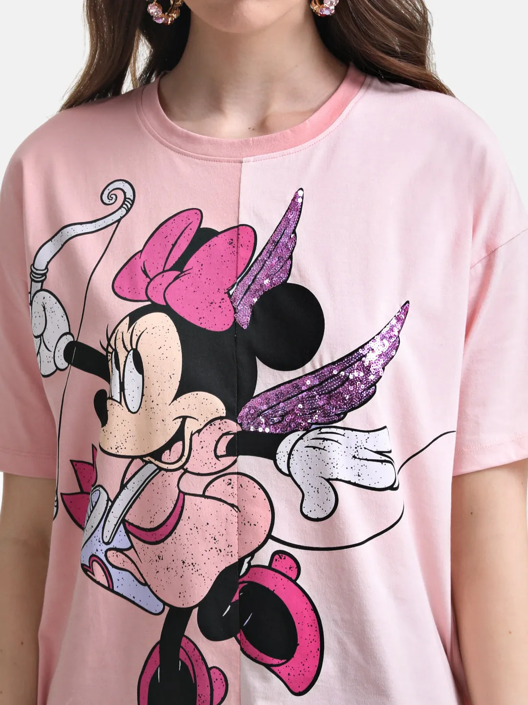 Minnie Mouse Printed T-Shirt