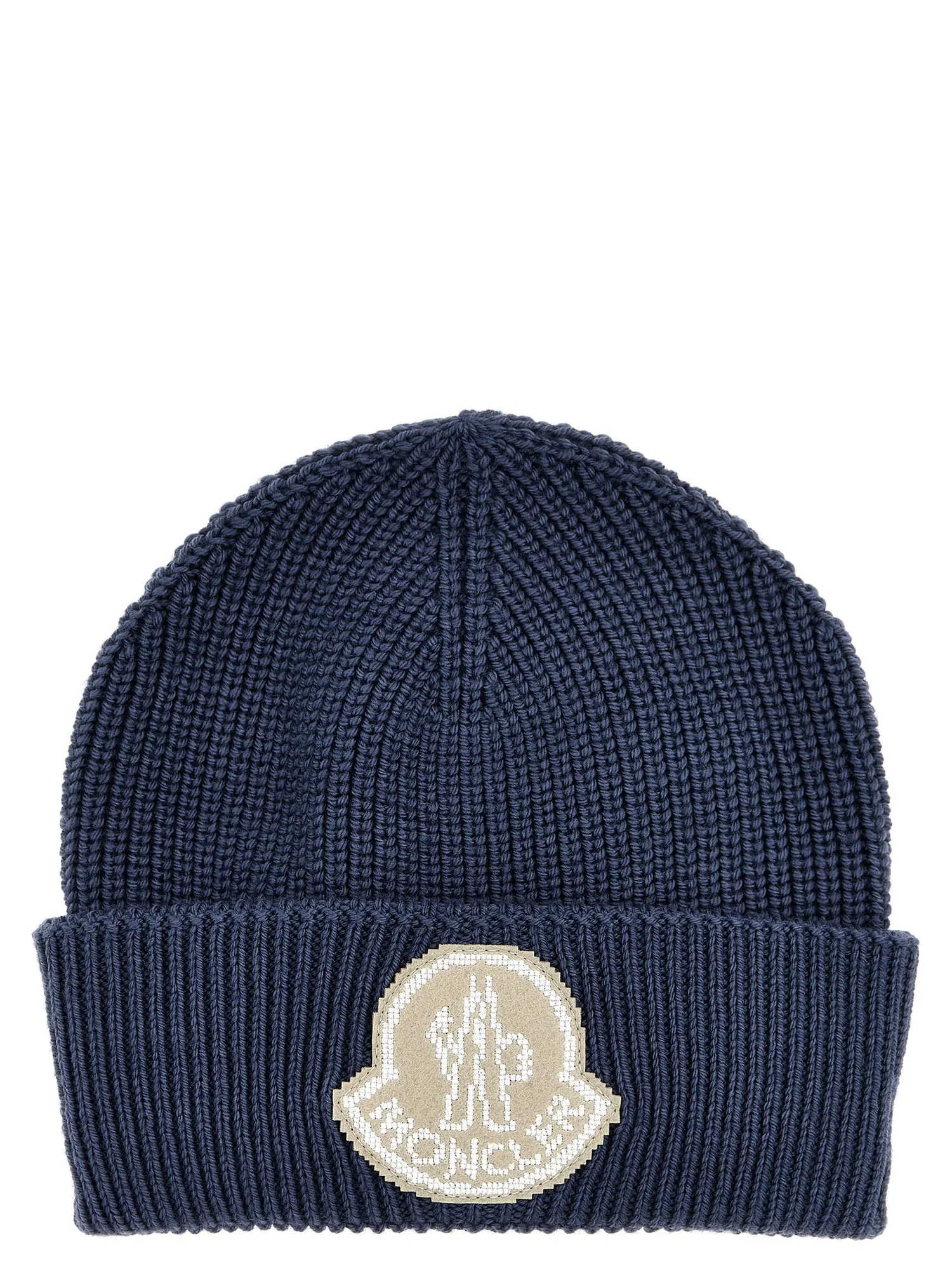 Moncler    Moncler Logo Patch Beanie