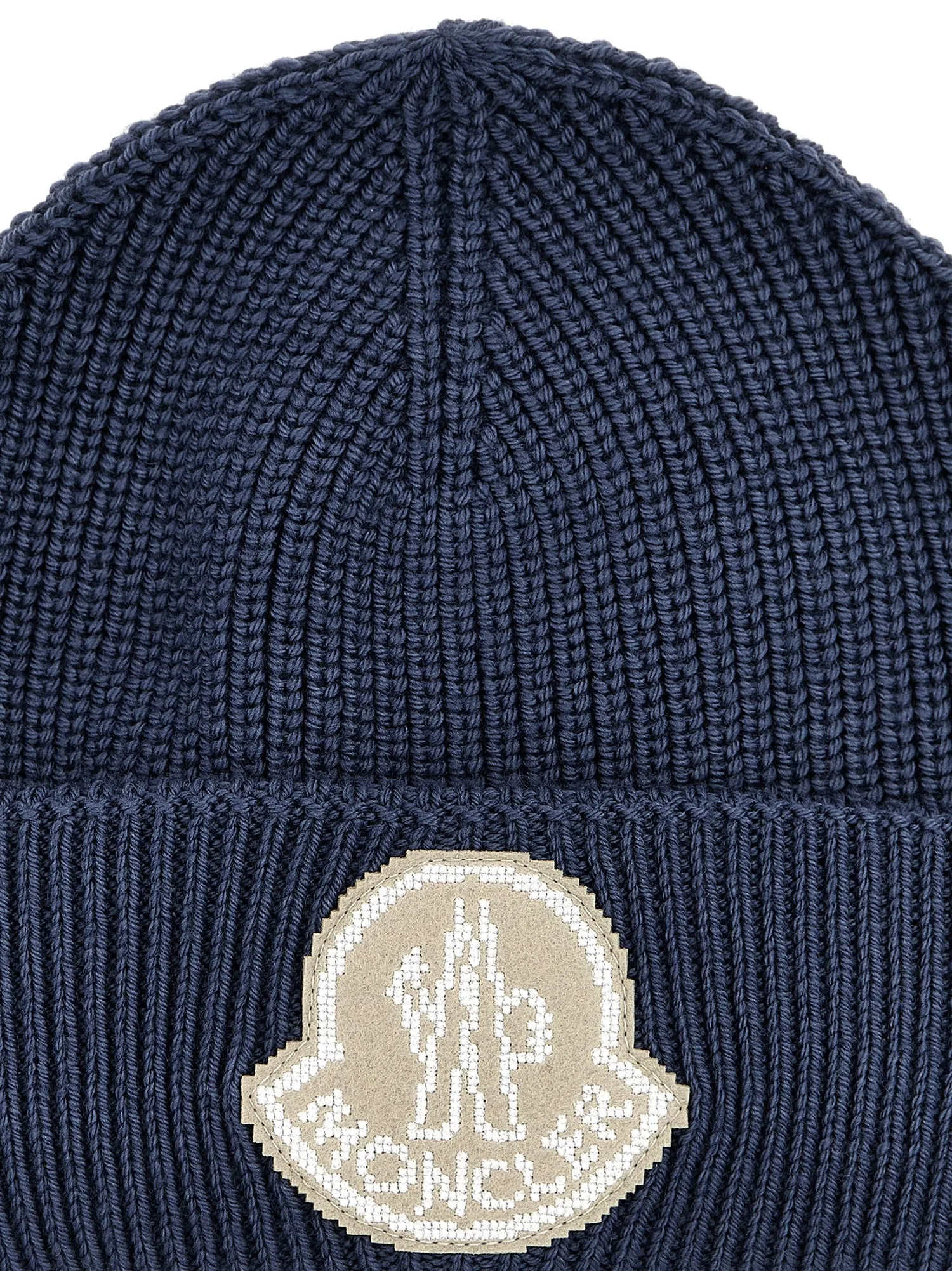 Moncler    Moncler Logo Patch Beanie