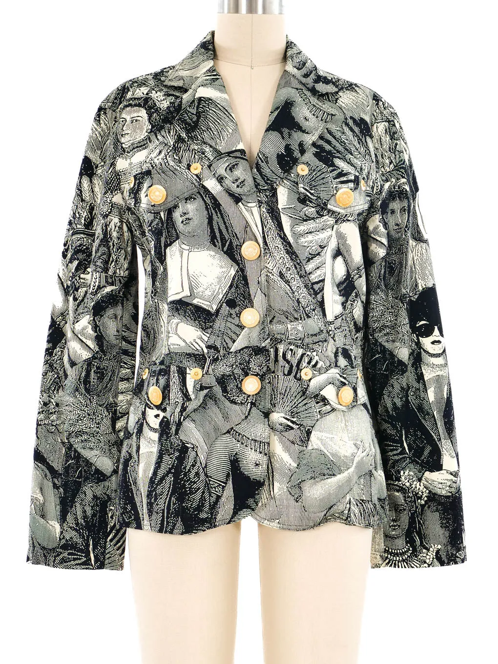 Moschino Historical Women Printed Jacket