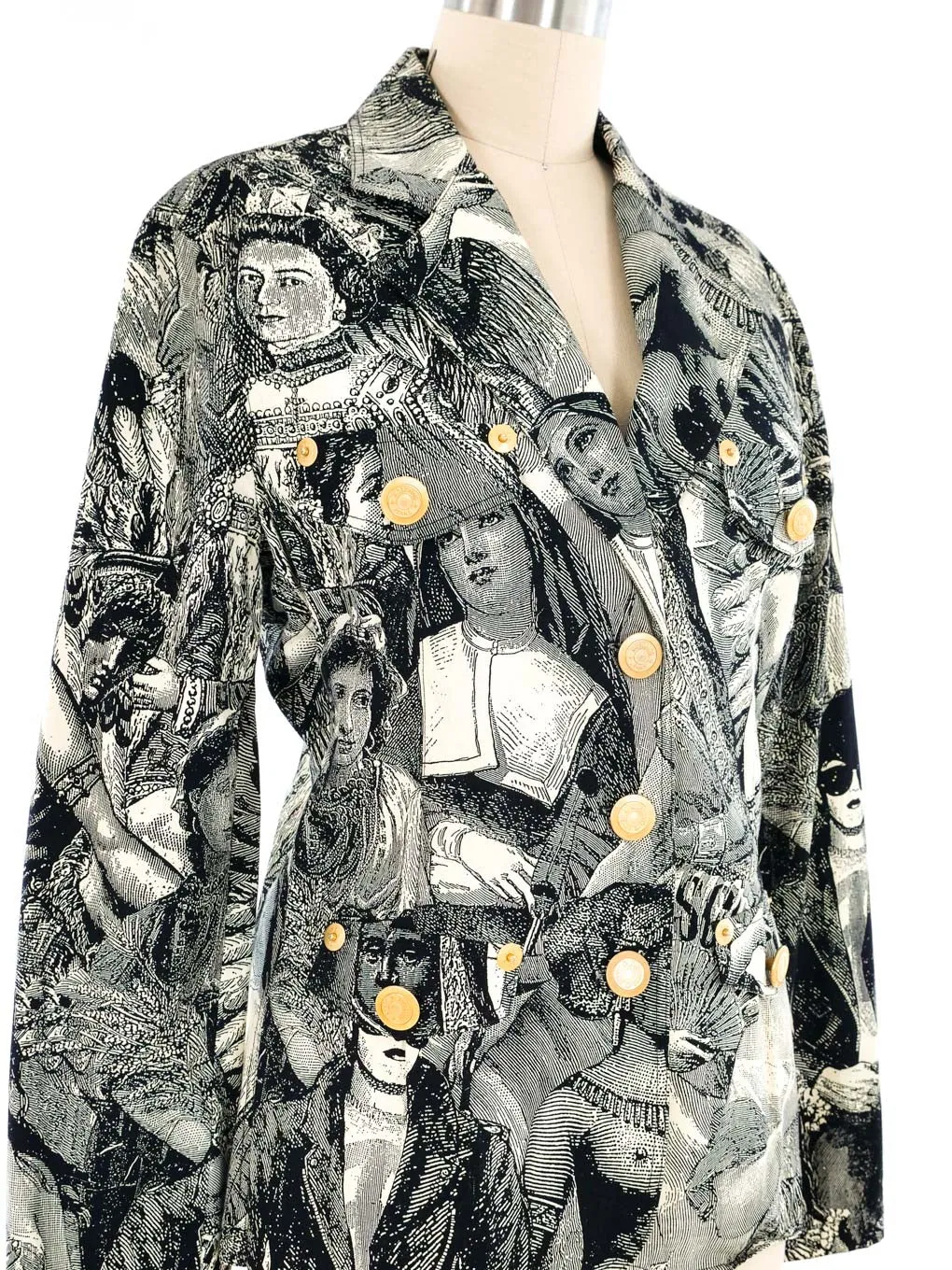 Moschino Historical Women Printed Jacket