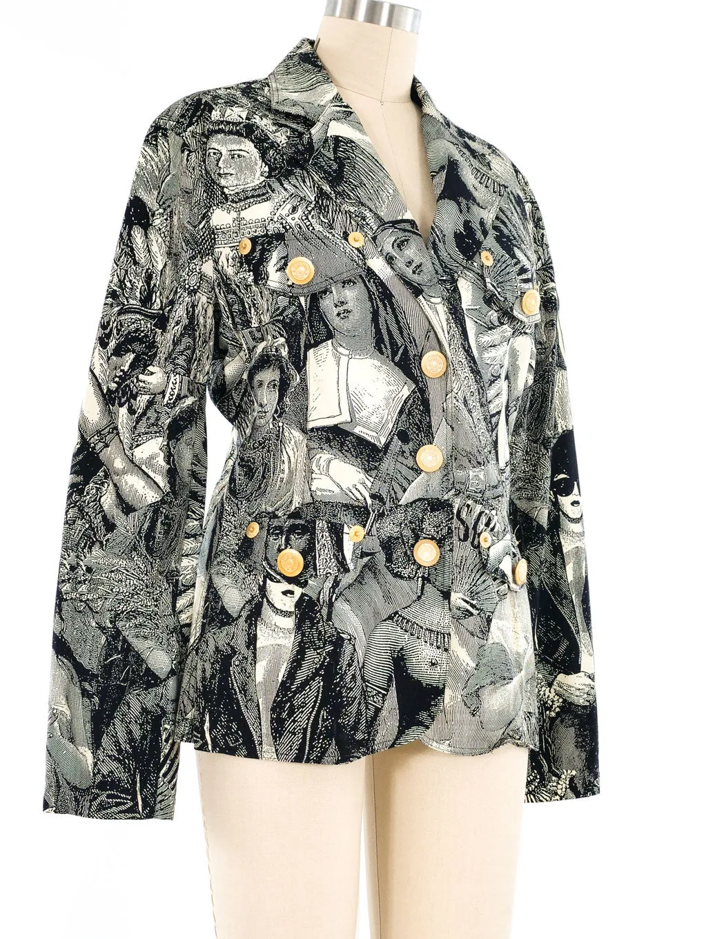 Moschino Historical Women Printed Jacket