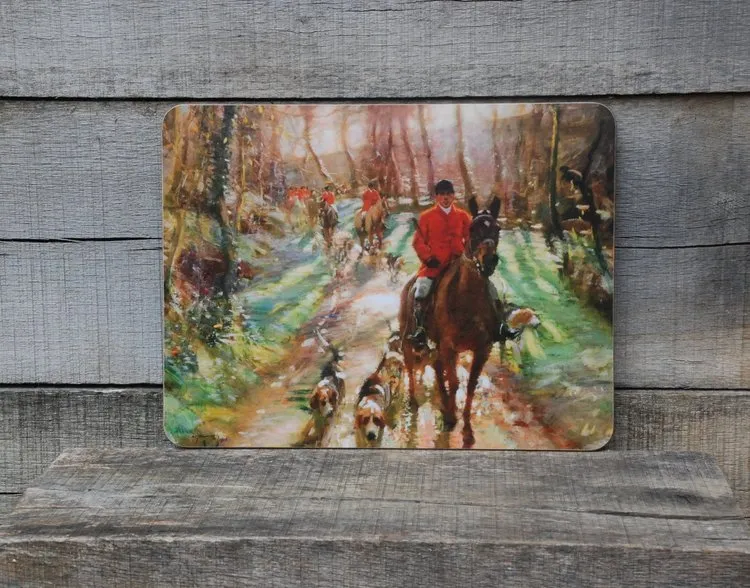 Munnings Hunting Morning Serving Mat