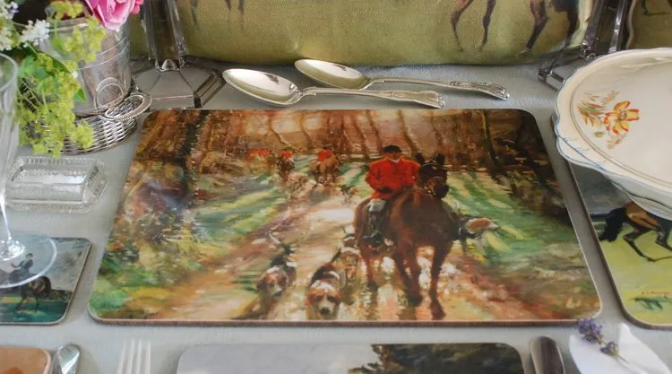 Munnings Hunting Morning Serving Mat