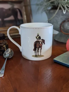 Munnings Jockey from 'At the Half Mile' Fine Bone China Mug