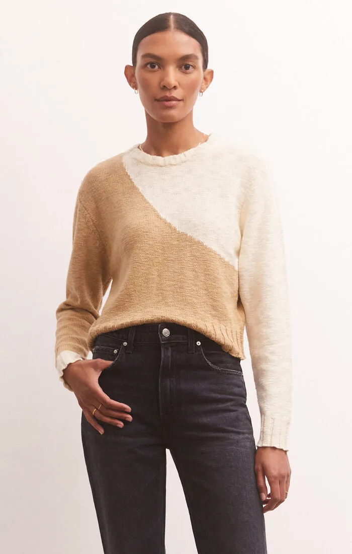 Nadira Color Block Sweater