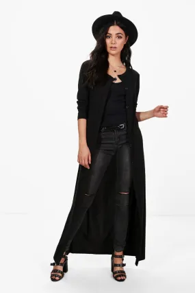 Natalie Maxi Button Front Cardigan