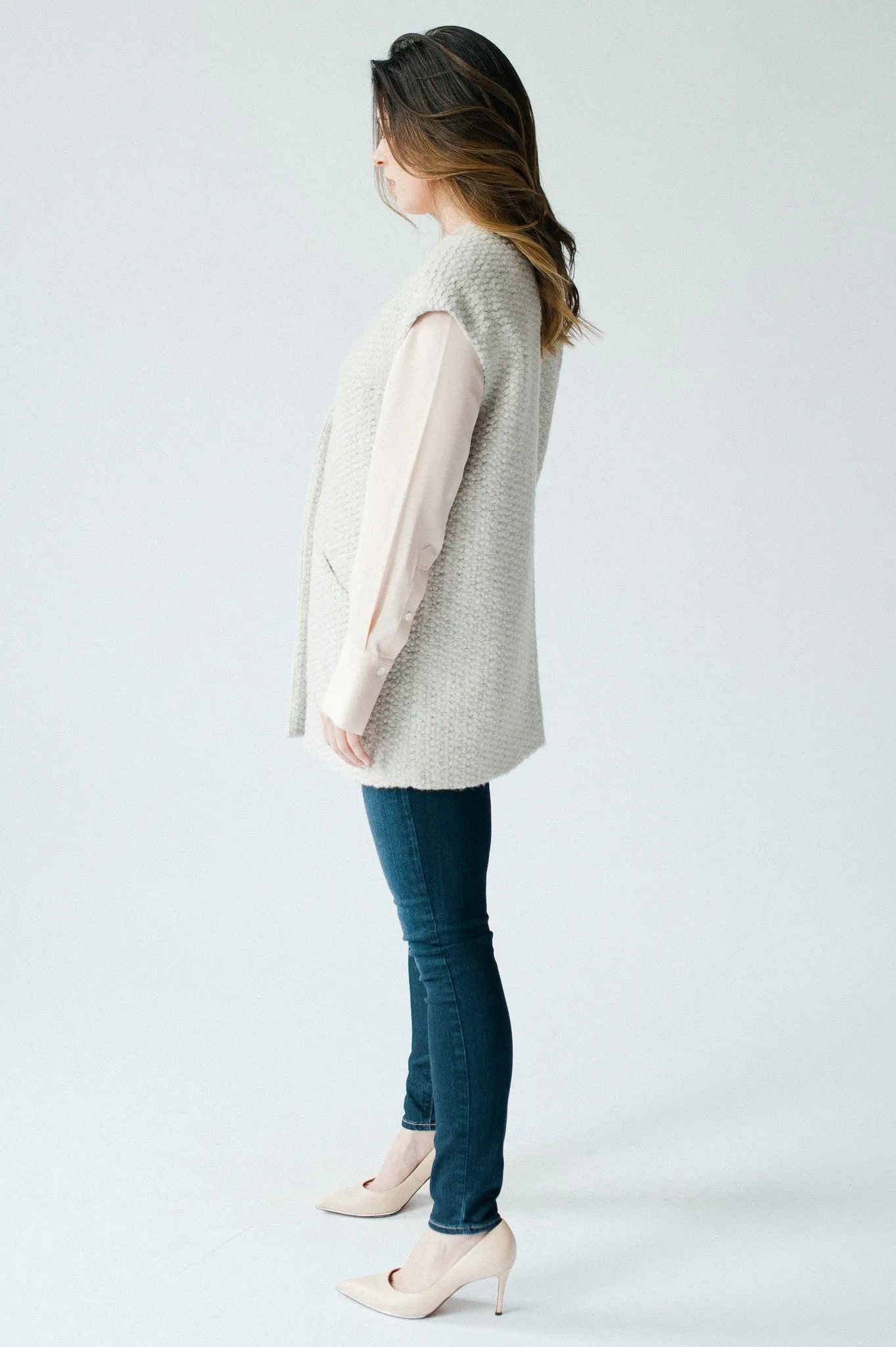 Nolita Sweater Vest - Cream