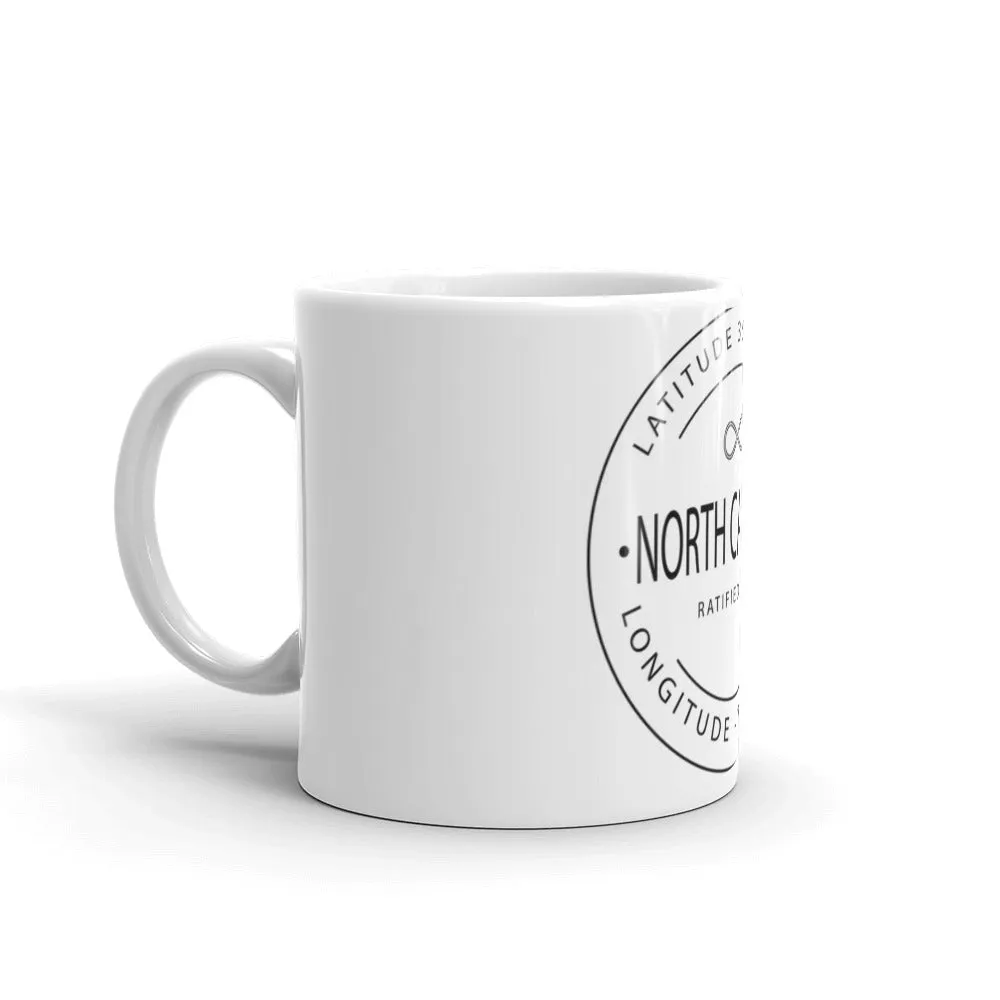 North Carolina - Mug - Latitude & Longitude