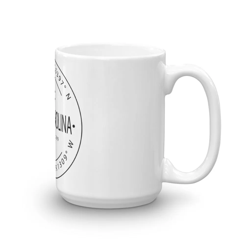 North Carolina - Mug - Latitude & Longitude