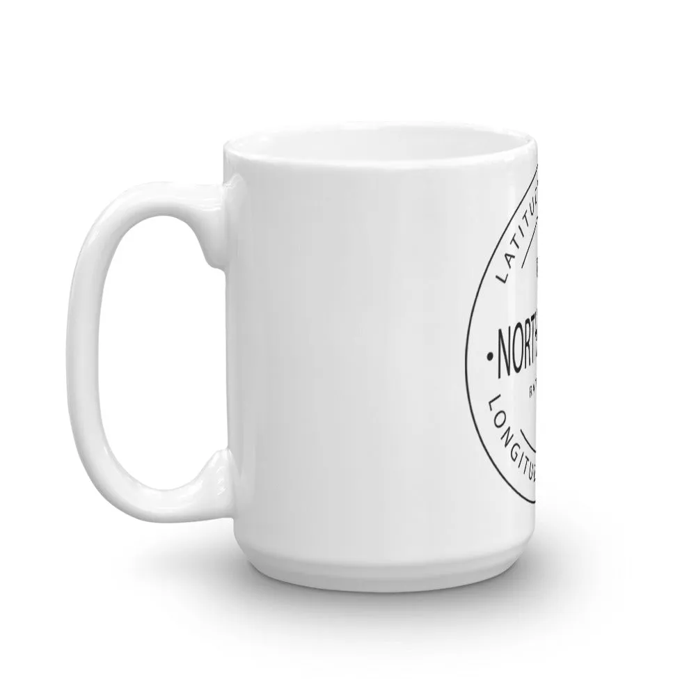 North Carolina - Mug - Latitude & Longitude