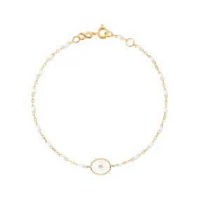 North Star Classic Gigi White diamond bracelet, Yellow Gold, 6.7