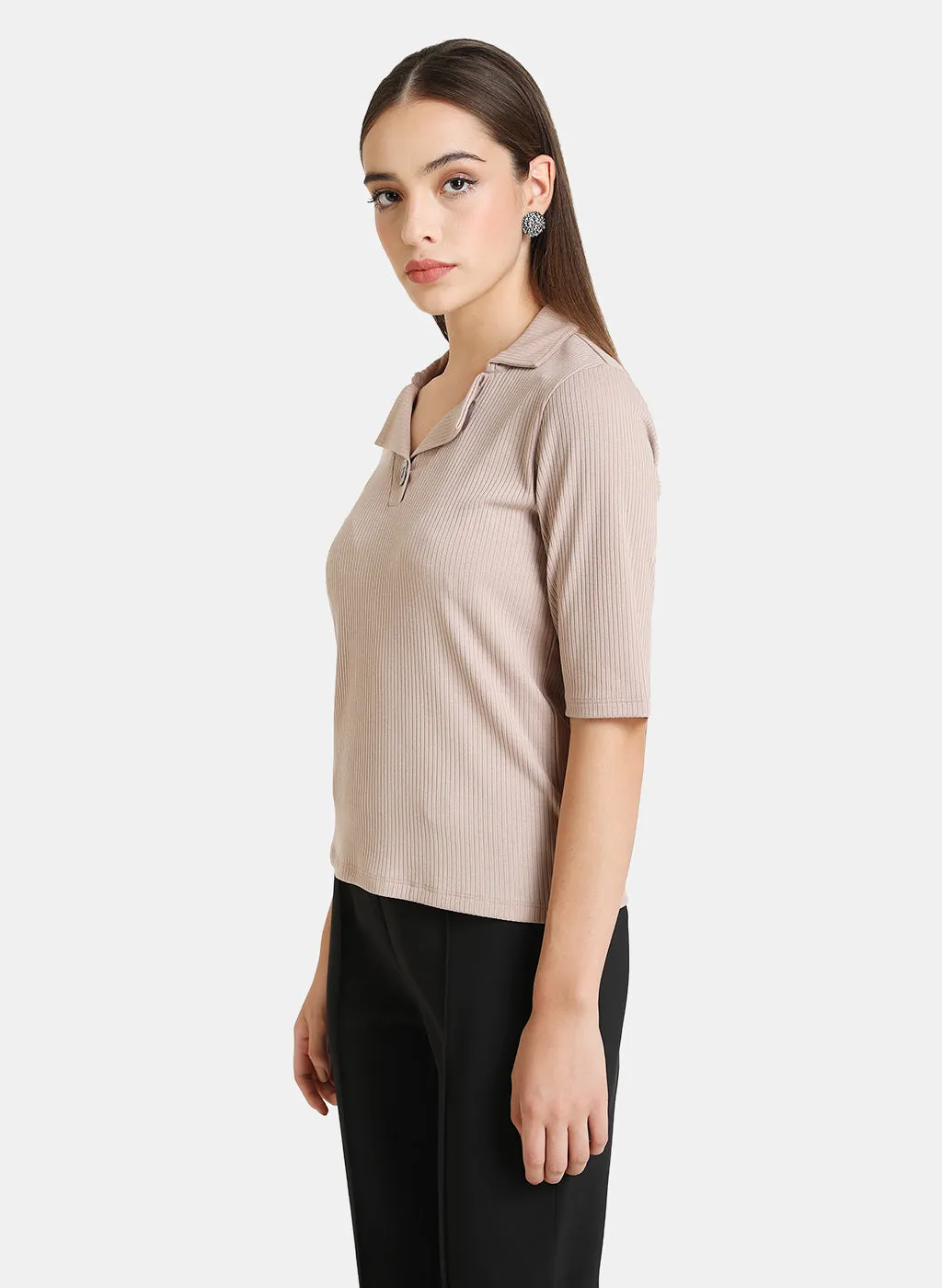 Notch Collar T-Shirt