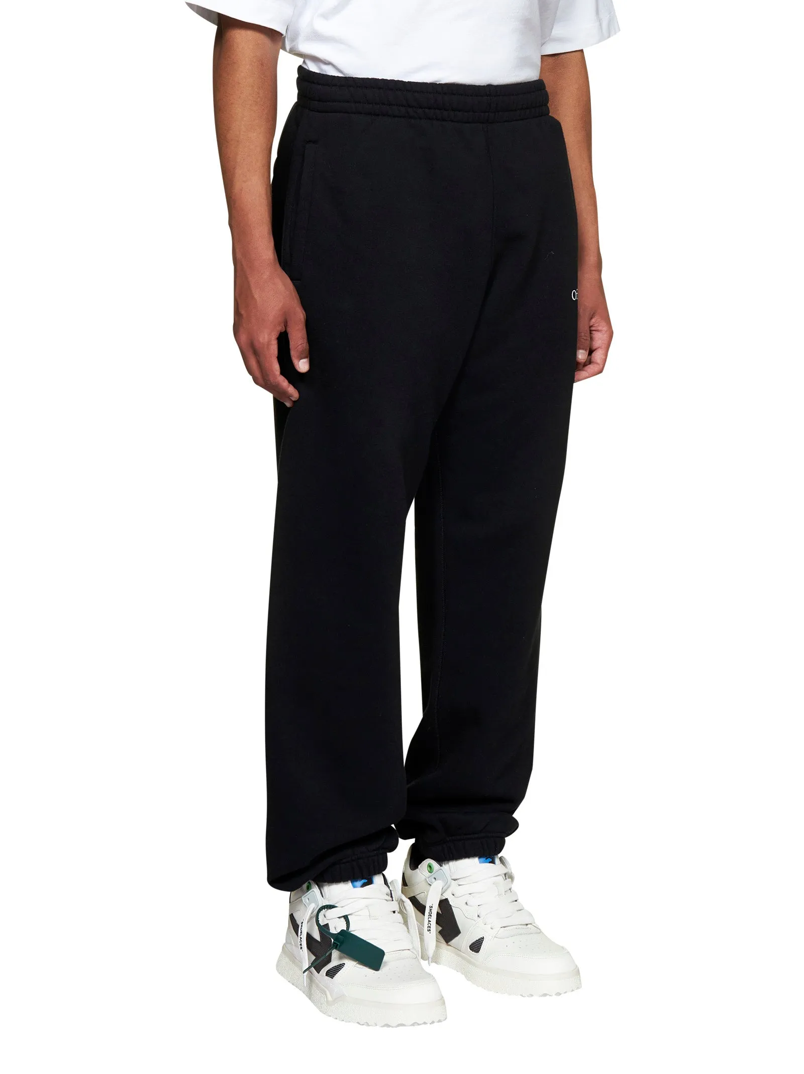 Off-White Logo Printed Straight Leg Track Pants