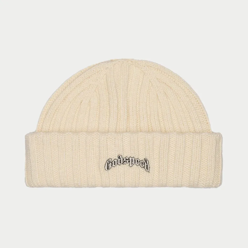 Og Logo Emblem Beanie (Creme)