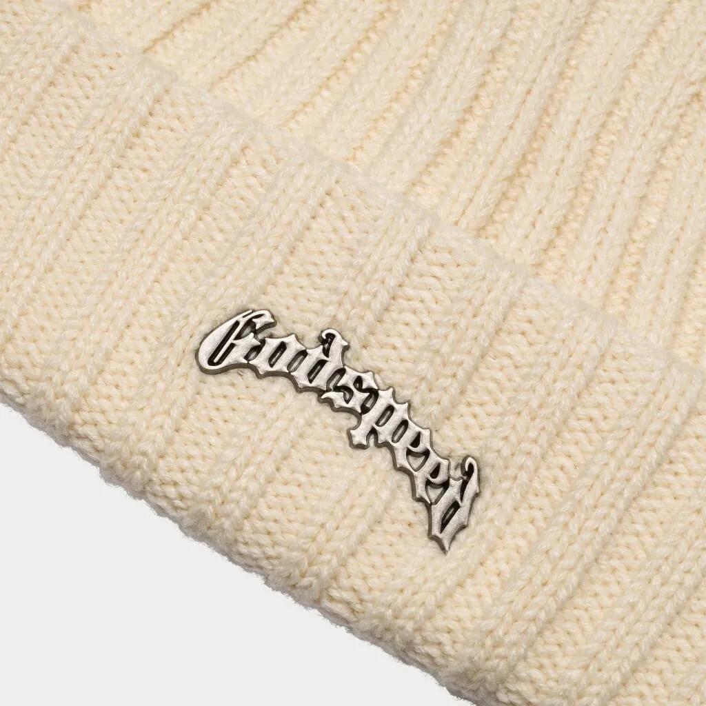 Og Logo Emblem Beanie (Creme)