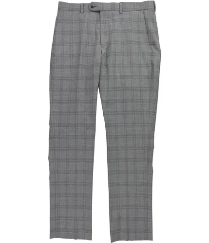 Original Penguin Mens Slim Fit Plaid Dress Pants Slacks