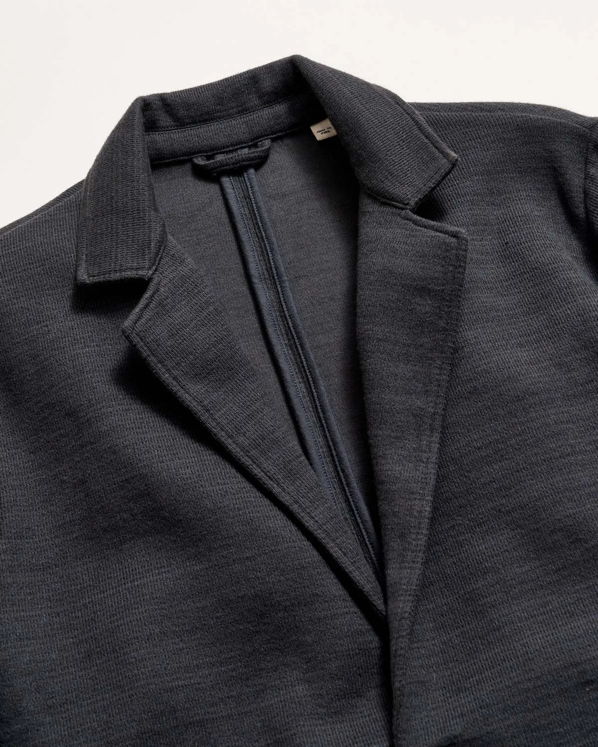 Ottoman Knit Sport Coat - Carbon Blue