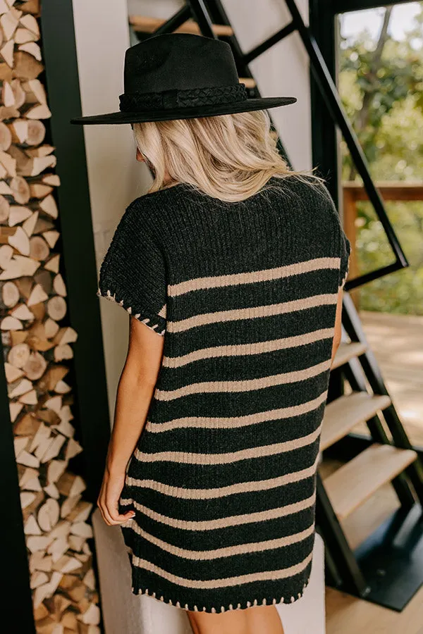 Park Avenue Cutie Stripe Sweater Dress