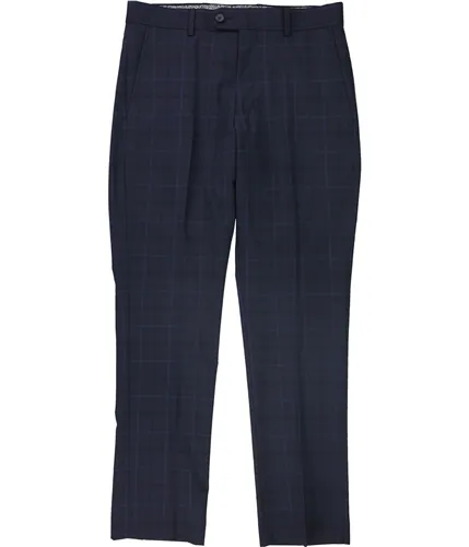 Penguin Mens Plaid Dress Pants Slacks