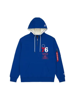 PHILADELPHIA 76ERS X ALPHA X NEW ERA HOODIE