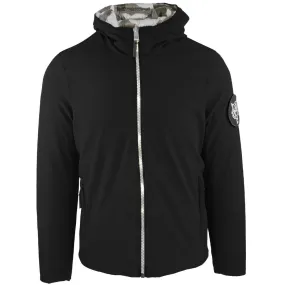 Plein Sport Padded Signature Logo Black Jacket