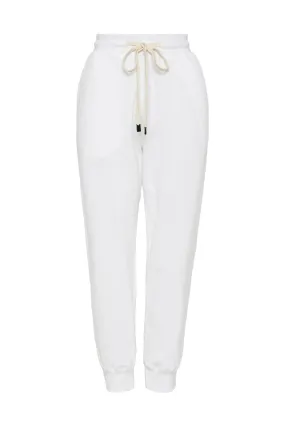 REGULAR WAFFLE TRACKPANT - WHITE