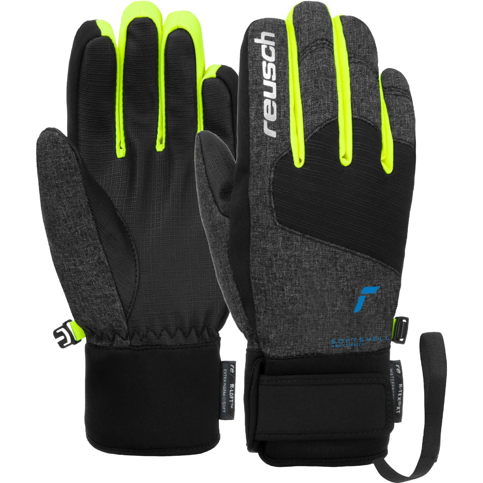 Reusch - Simon R-TEX\u00ae XT Junior Gloves Kids black melange