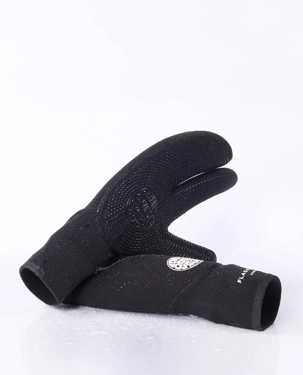 Rip Curl Flashbomb 5/3 3 Finger Gloves-Black