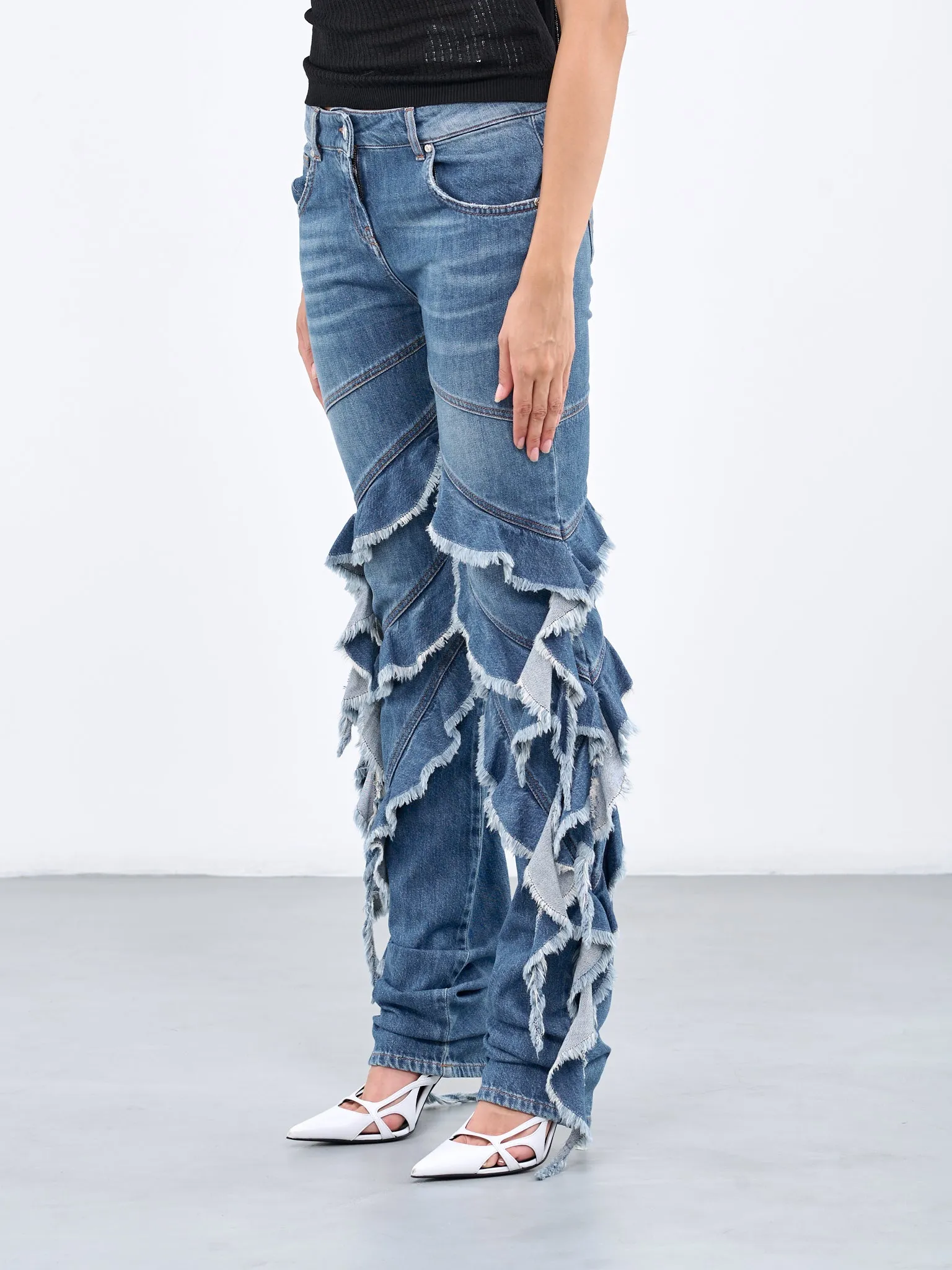 Ruffle Jeans (2-2J087A-N0631-ALLURE)