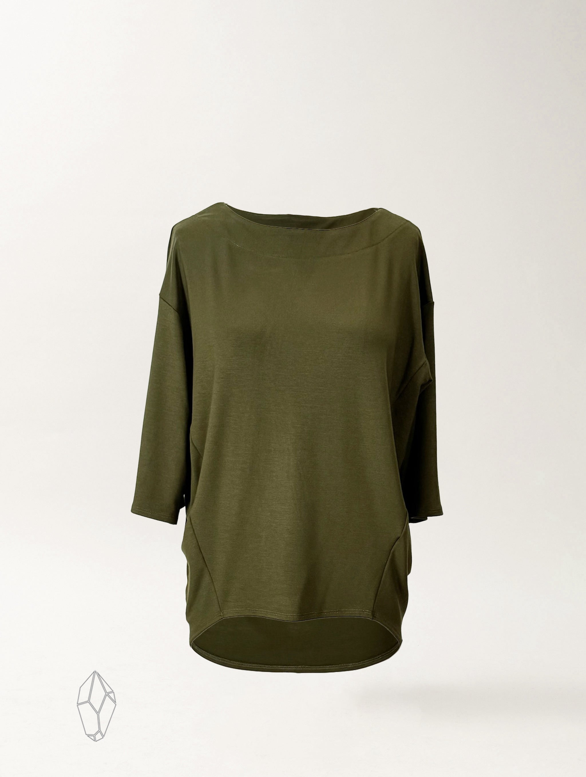 Sadie Top - Fern Soft Ponte