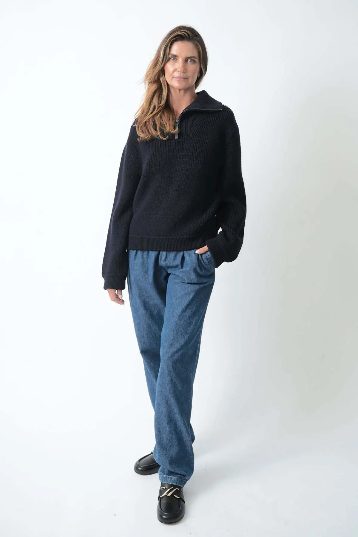 Sienna Sweater - Navy