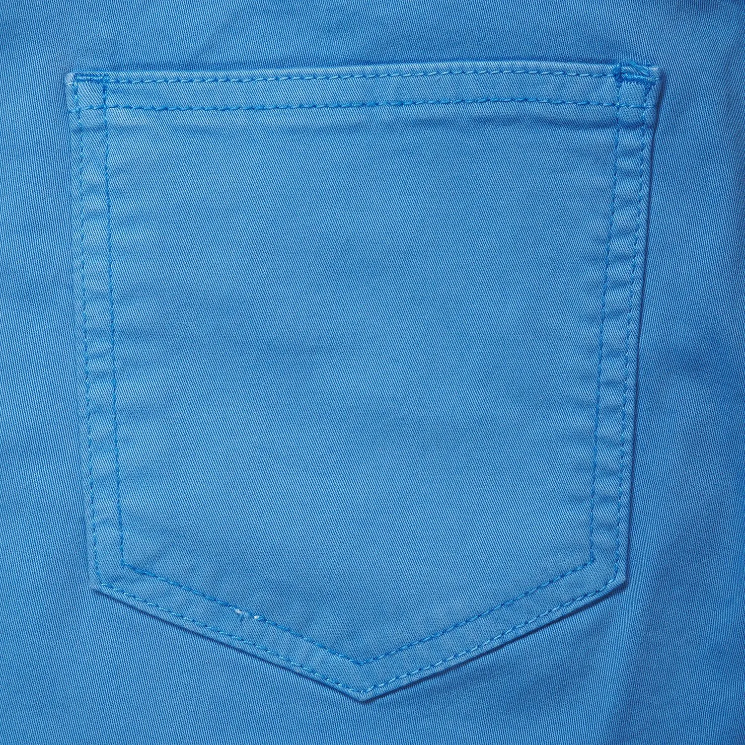 Sky Blue Cotton Stretch Jeans