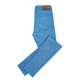 Sky Blue Cotton Stretch Jeans