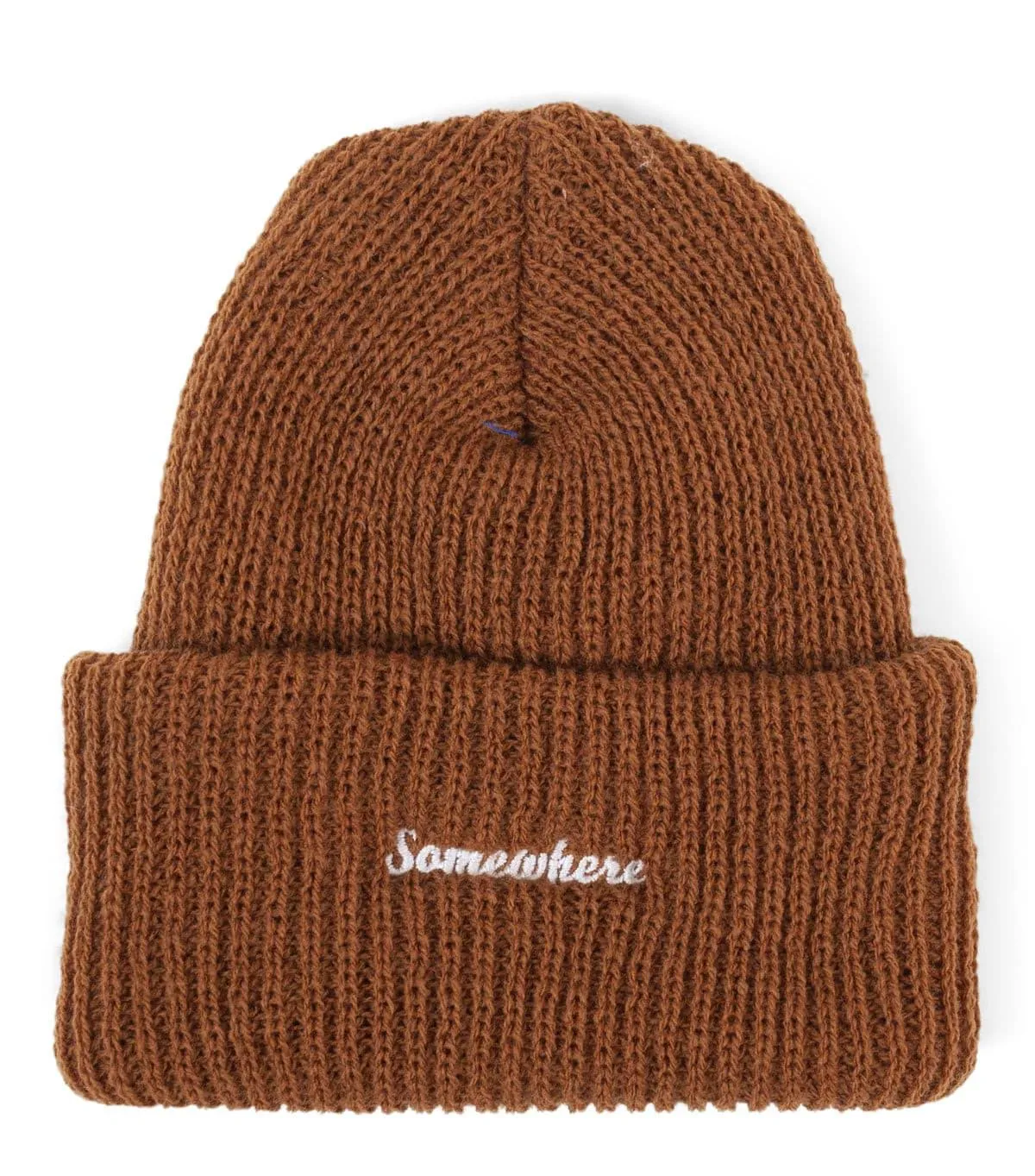 SOMEWHERE Script Logo Beanie Copper