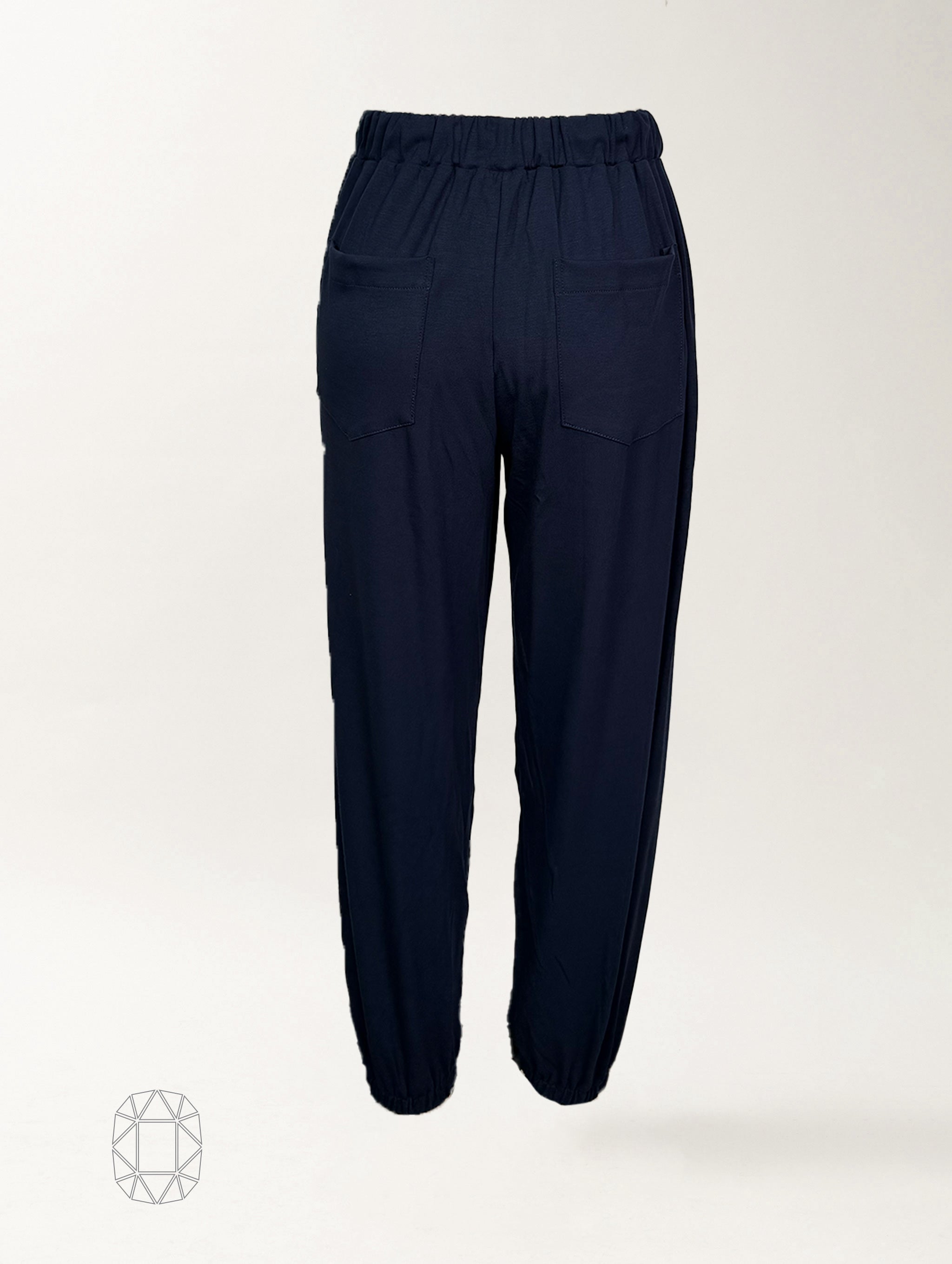 South St. Jogger - New Navy Soft Ponte