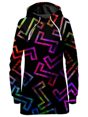 Sparkle Geometric Hoodie Dress