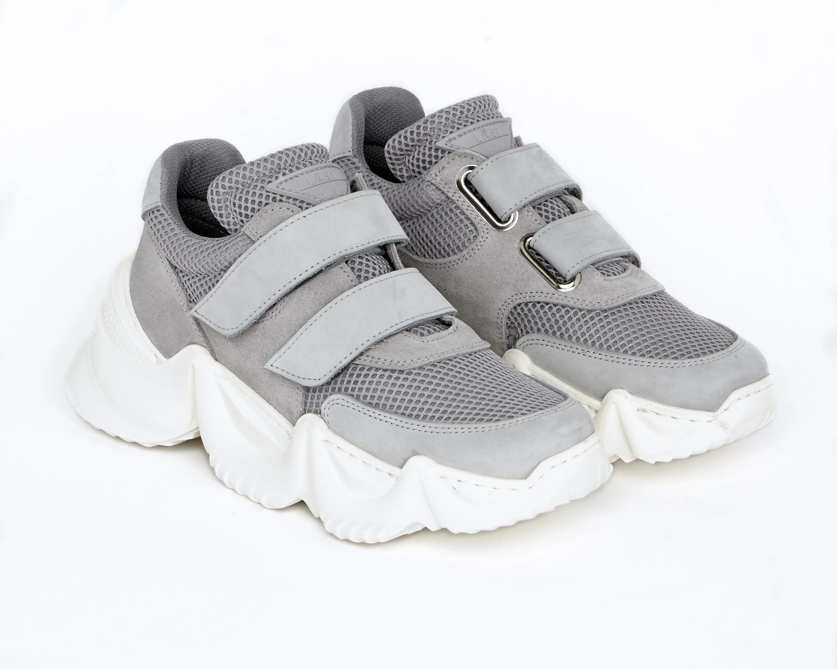 Speed Light Grey Chunky Sneakers